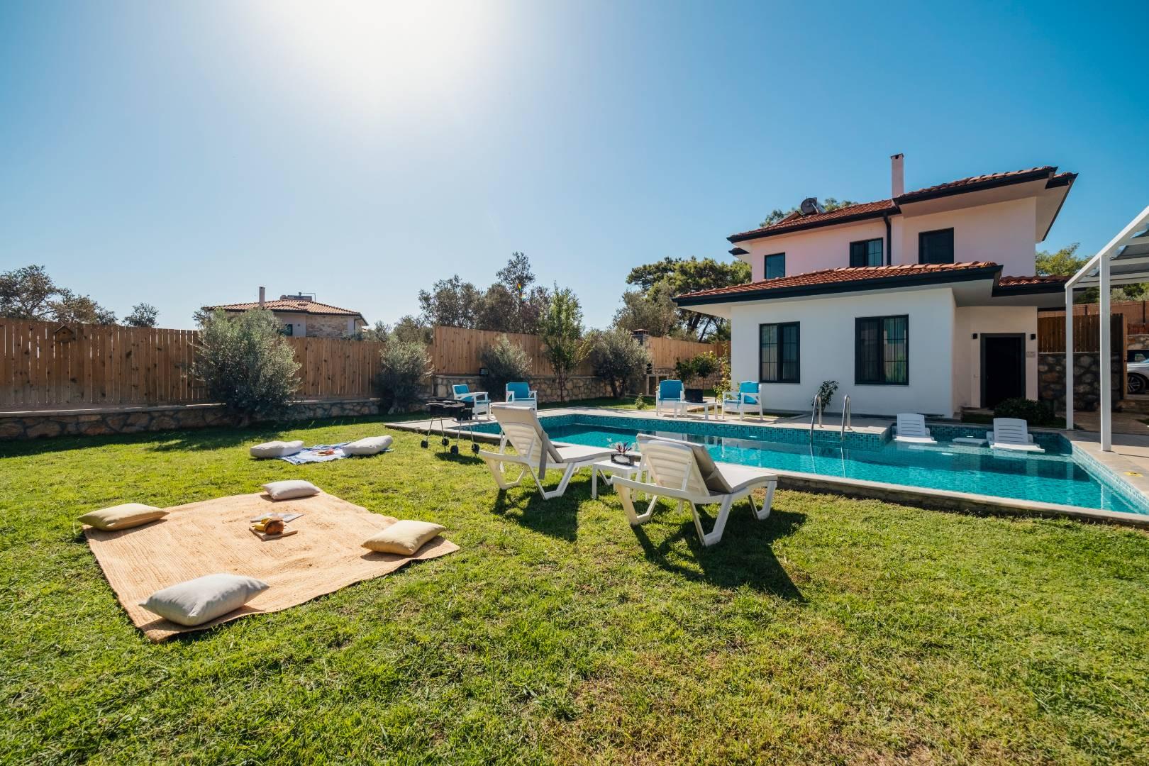 Kaş Gelemiş'te Çekirdek Ailelere Uygun, Özel Havuzlu, Kiralık Villa-41217