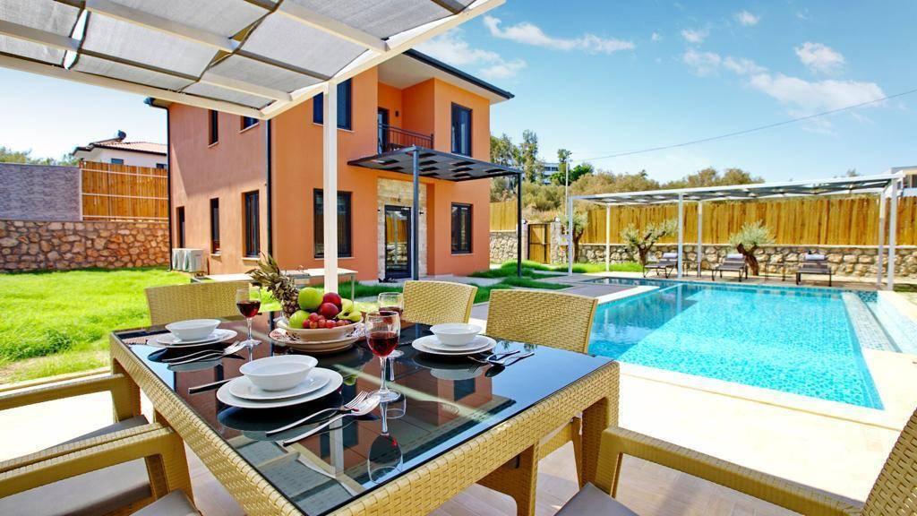 Kaş Patara'da Ferah Bahçeli, Özel Havuzlu, Saunalı, Jakuzili Villa-35340