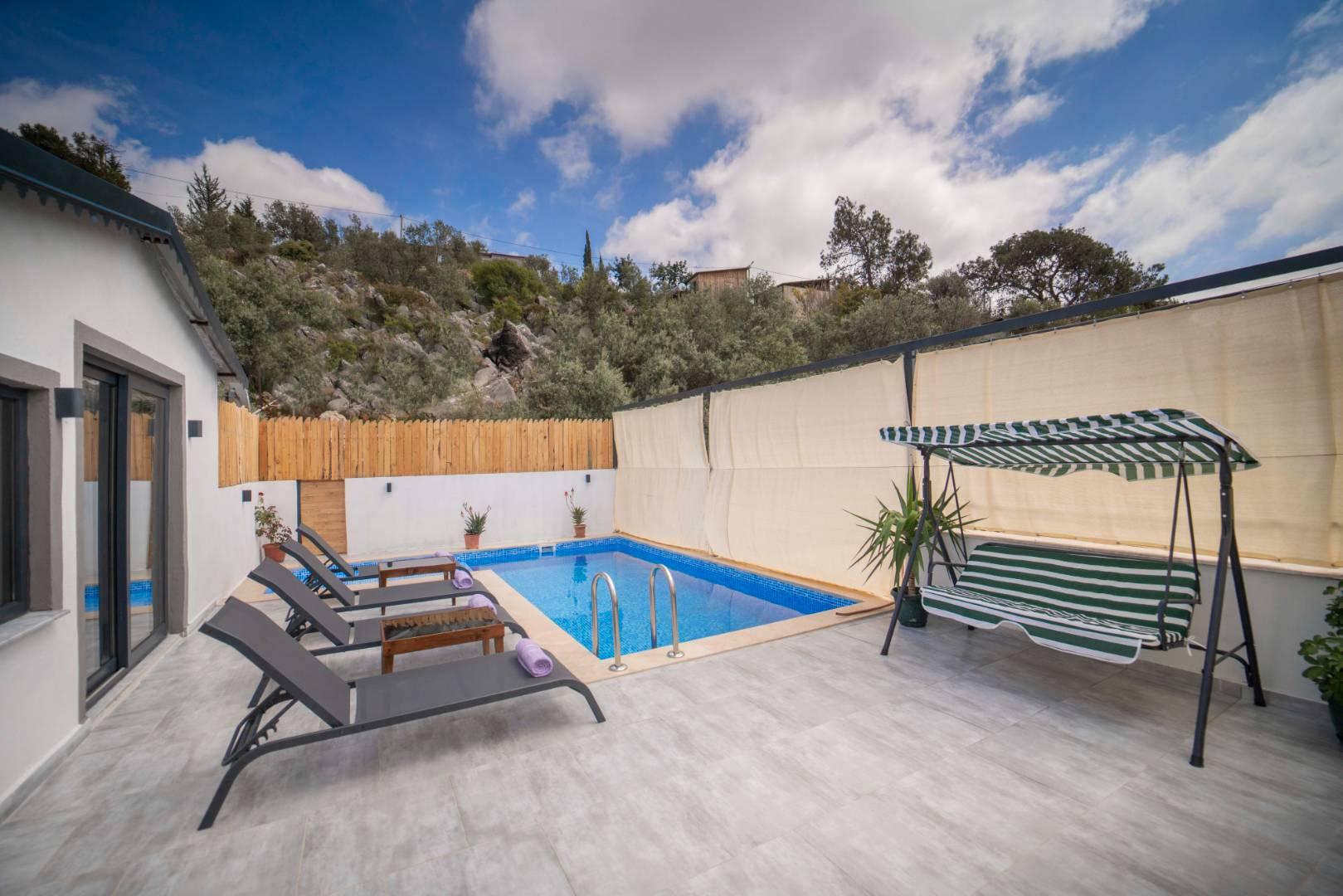 Kaş Patara'da Gözlerden Uzak, Özel Havuzlu, Jakuzili, Şık Villa-41214