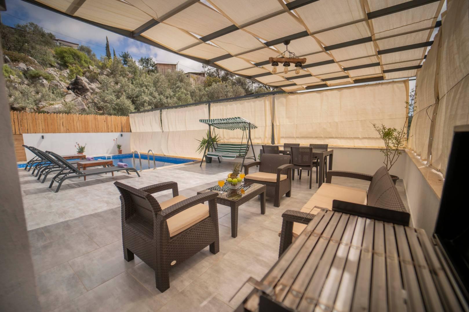 Kaş Patara'da Gözlerden Uzak, Özel Havuzlu, Jakuzili, Şık Villa-41214