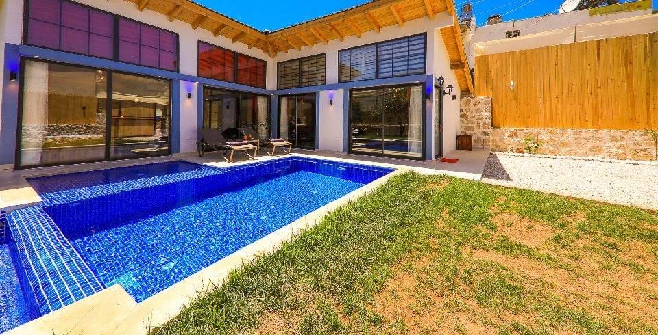 Kaş Gelemiş'te Muhteşem Doğada, Özel Havuzlu, Balayı Villası-39600