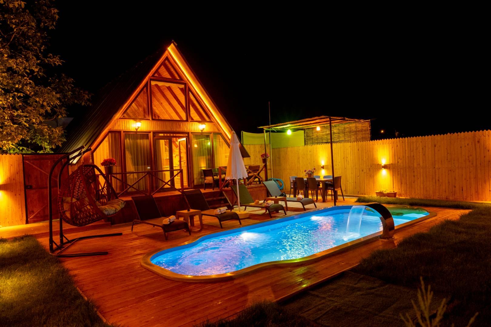 Kaş Sarıbelen'de Muhteşem Doğada, Özel Havuzlu, Lüks Bungalov-43215