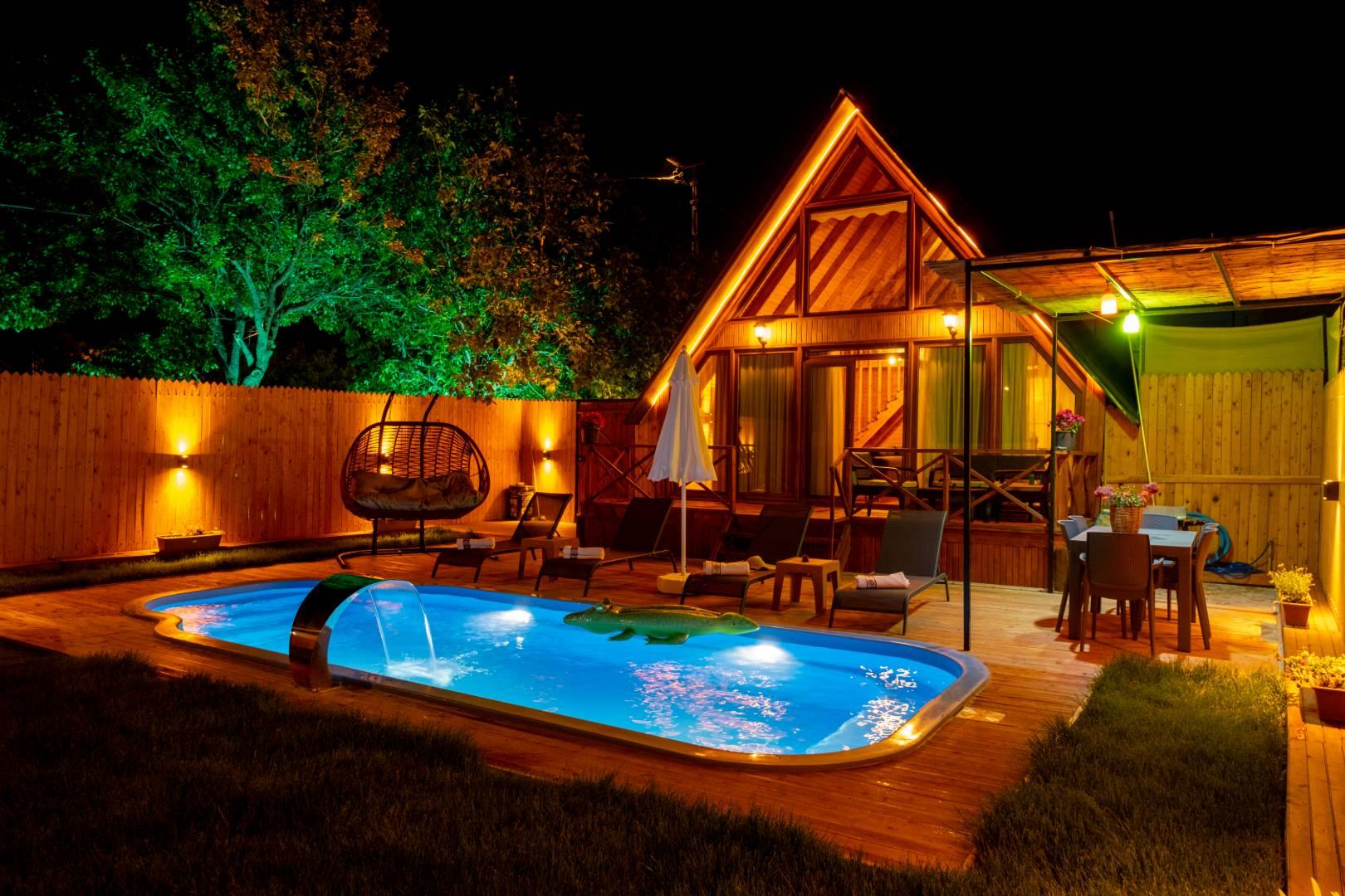 Kaş Sarıbelen'de Muhteşem Doğada, Özel Havuzlu, Lüks Bungalov-43215