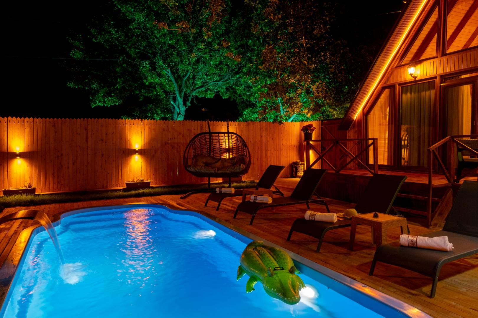 Kaş Sarıbelen'de Muhteşem Doğada, Özel Havuzlu, Lüks Bungalov-43215