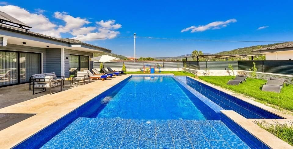 Kaş Sarıbelen'de Muhteşem Doğada, Özel Havuzlu, 4 Kişilik Villa-40094