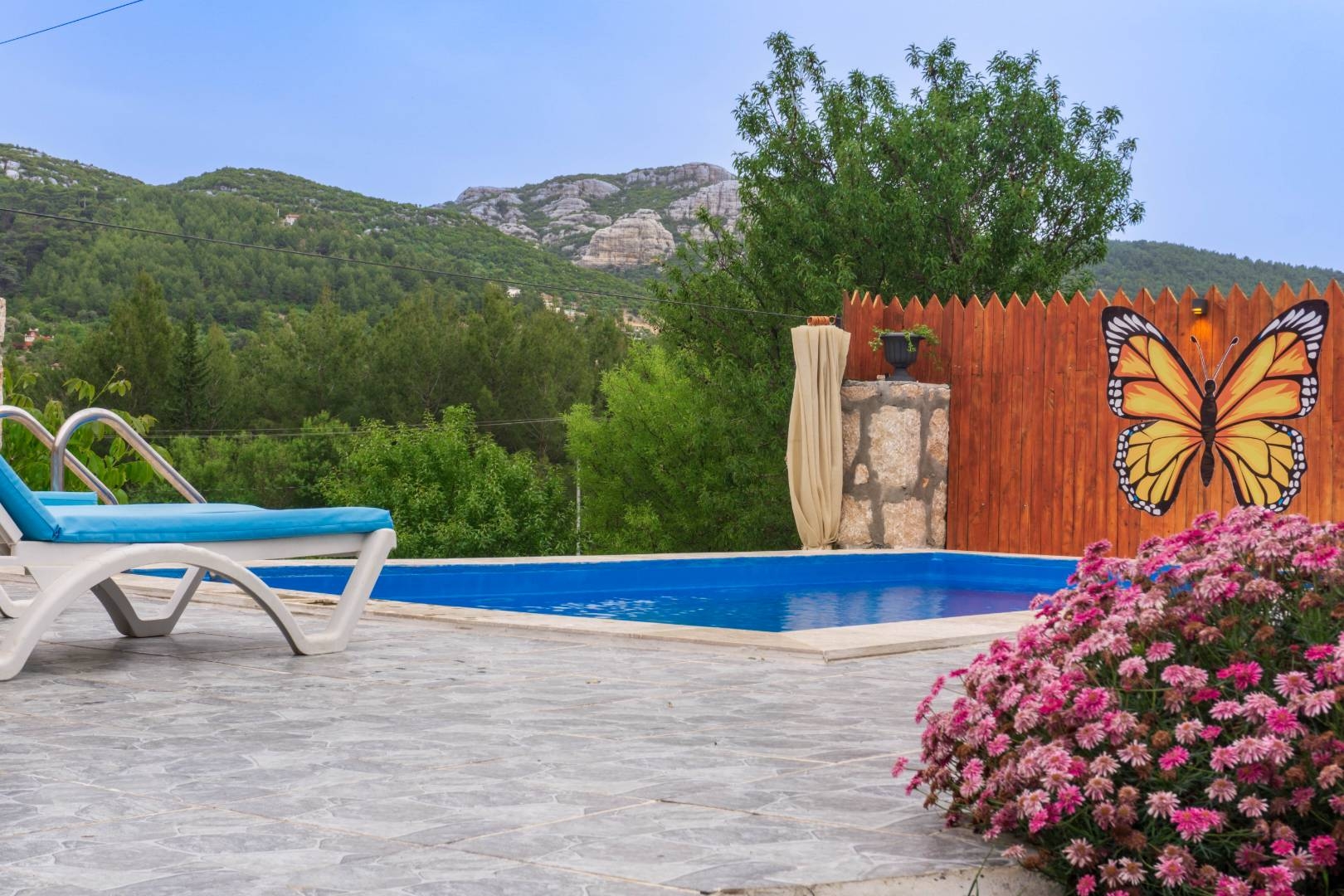 Kaş Sarıbelen'de Doğa İle İç İçe, Özel Havuzlu, 1+1 Villa