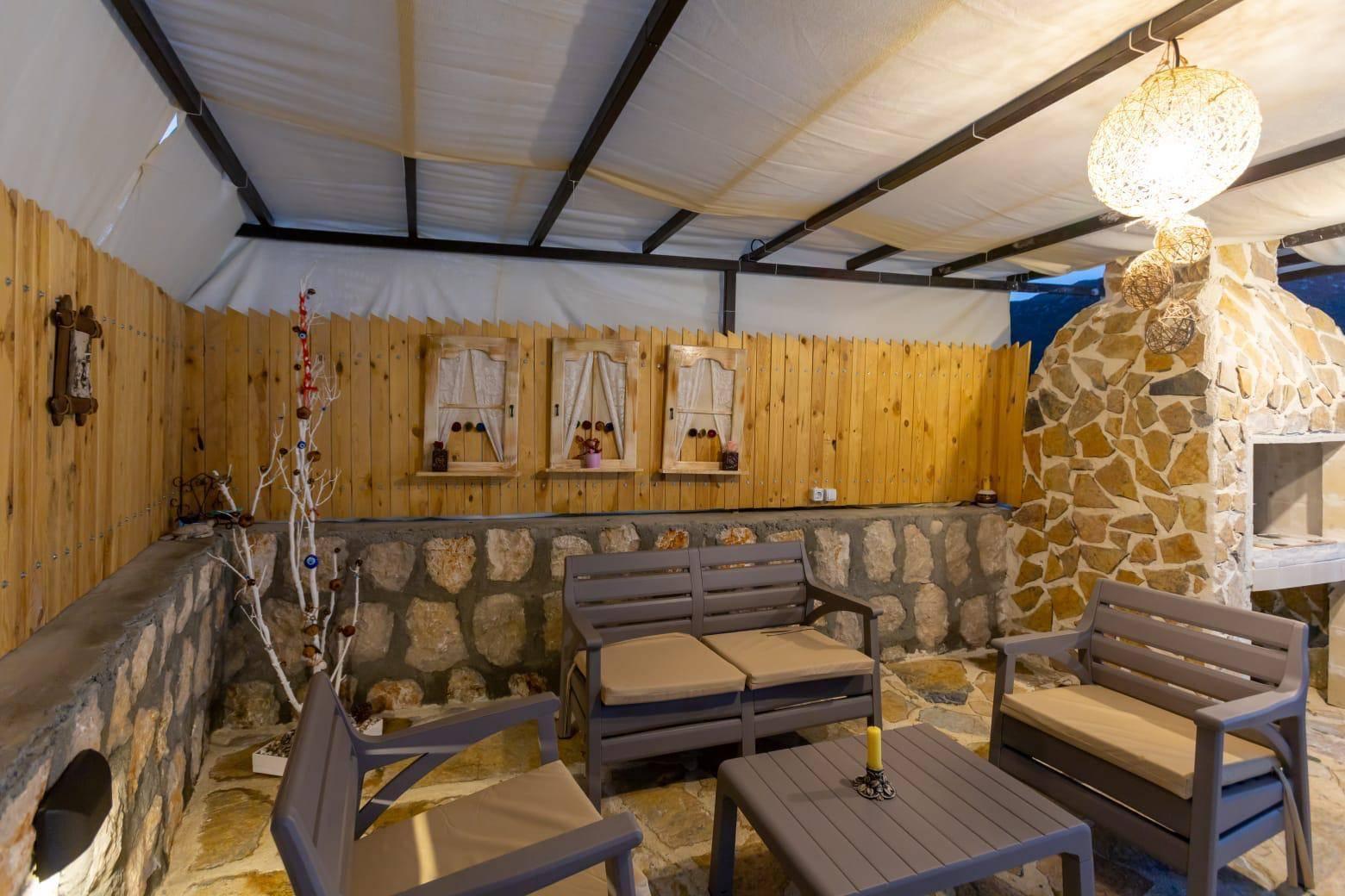 Kaş Sarıbelen'de Doğayla İç İçe, Özel Havuzlu, Şık Balayı Villası-41602