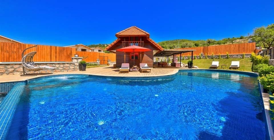 Kaş Sarıbelen'de Gözlerden Uzak, Özel Havuzlu, 5 Kişilik Villa-39976