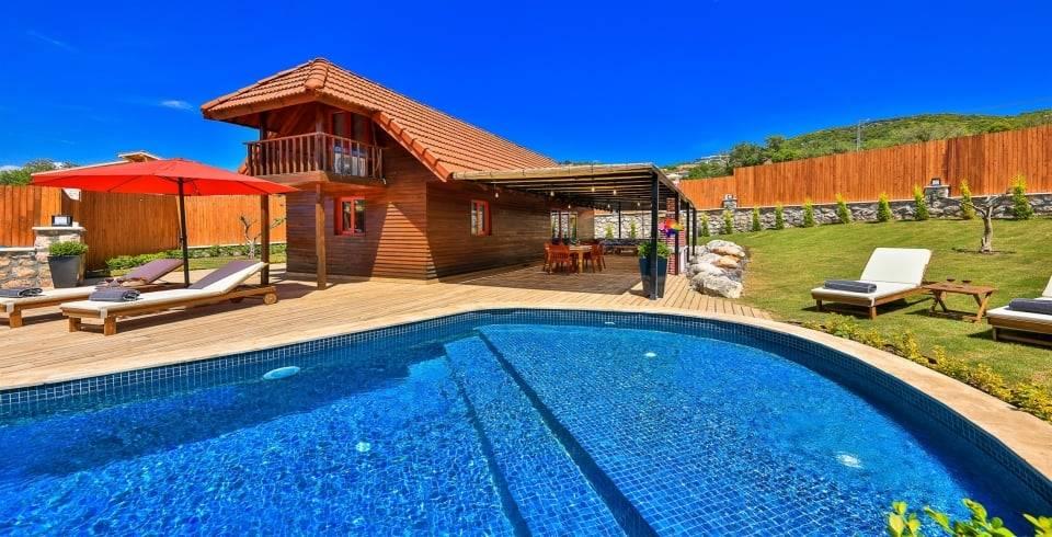 Kaş Sarıbelen'de Gözlerden Uzak, Özel Havuzlu, 5 Kişilik Villa-39976