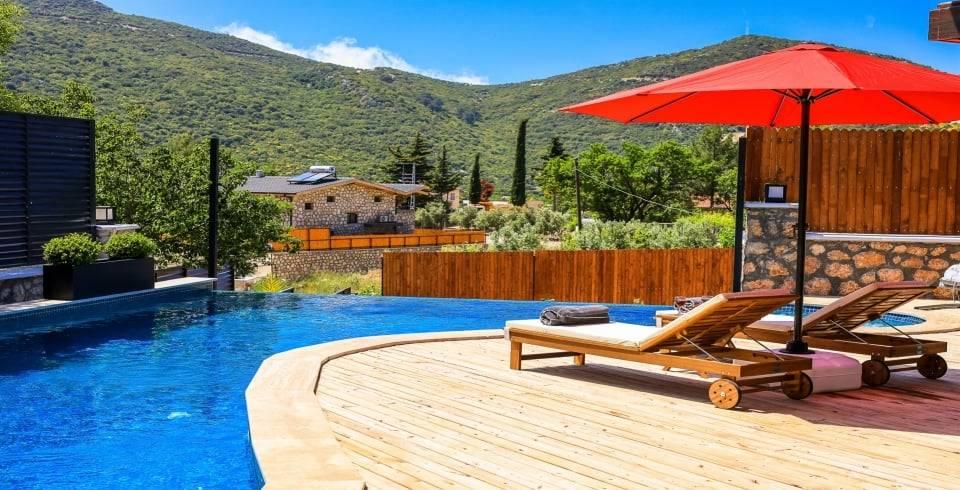 Kaş Sarıbelen'de Gözlerden Uzak, Özel Havuzlu, 5 Kişilik Villa-39976