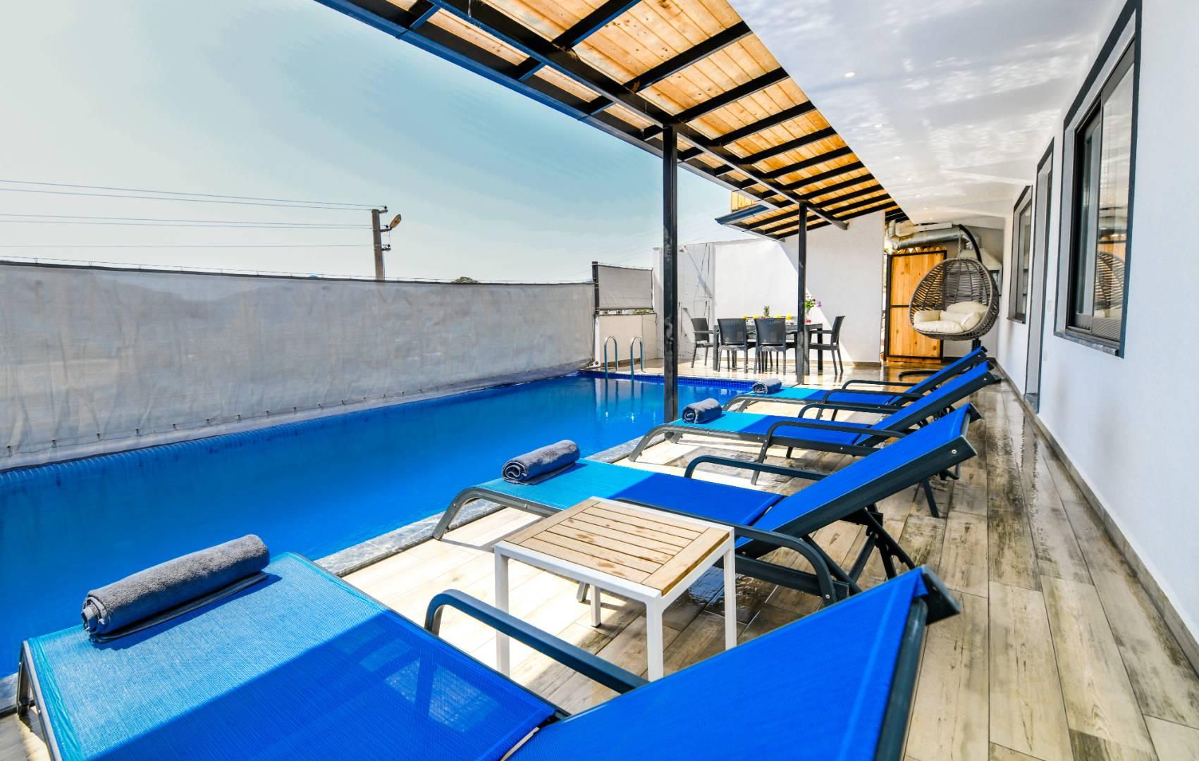 Kaş Bezirgan'da Doğa İle İç İçe, Isıtmalı Havuzlu, 4 Kişilik Villa-41689