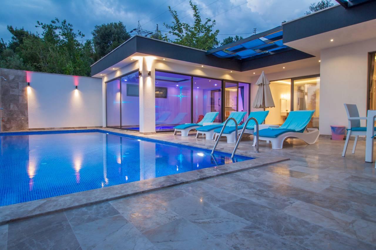 Kaş Üzümlü'de Çekirdek Ailelere Uygun, Özel Havuzlu, Tatil Villası-42979