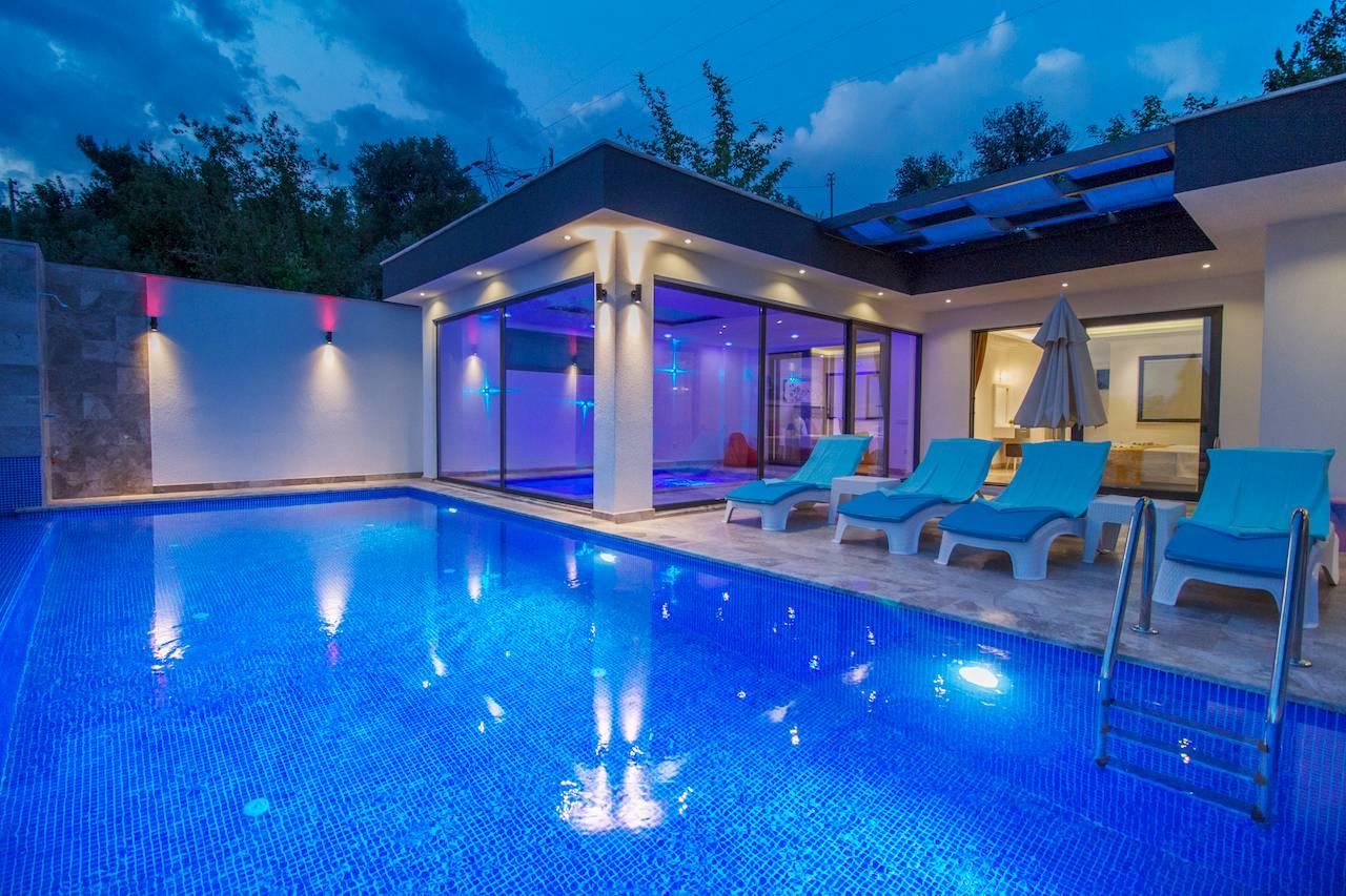Kaş Üzümlü'de Çekirdek Ailelere Uygun, Özel Havuzlu, Tatil Villası-42979