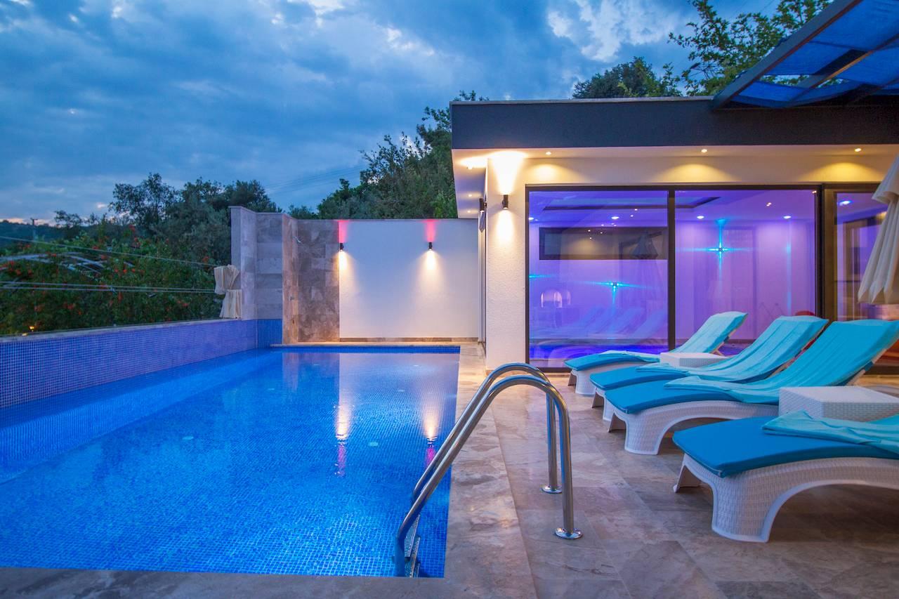 Kaş Üzümlü'de Çekirdek Ailelere Uygun, Özel Havuzlu, Tatil Villası-42979