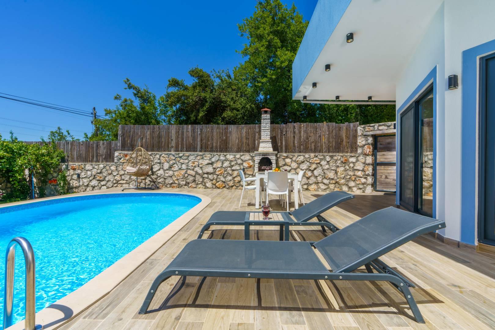 Kaş Üzümlü'de Doğa İçerisinde, Özel Havuzlu, Balayı Villası-43855