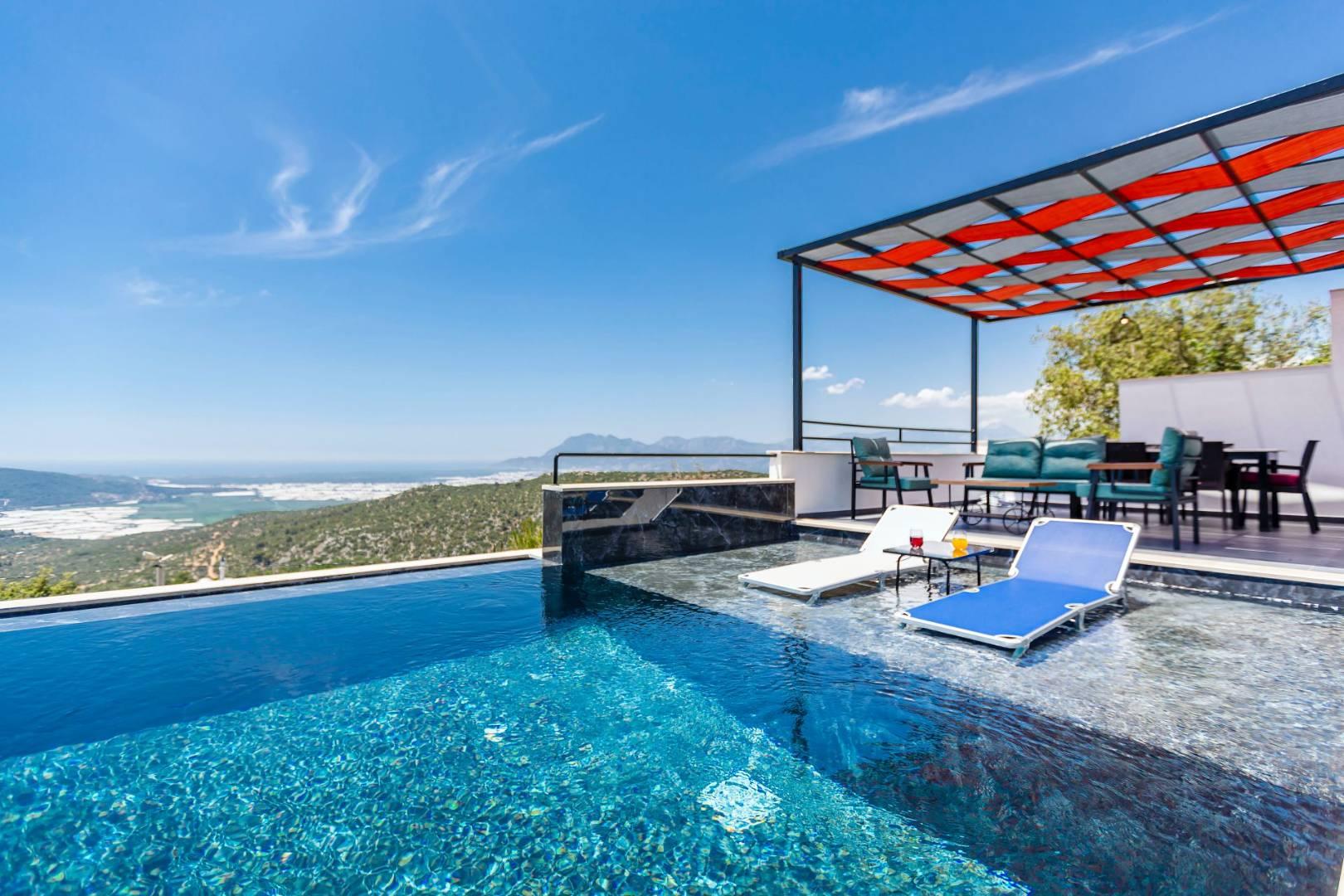 Kaş Üzümlü'de Doğayla Baş Başa, Özel Havuzlu, Jakuzili, Balayı Villası-41228