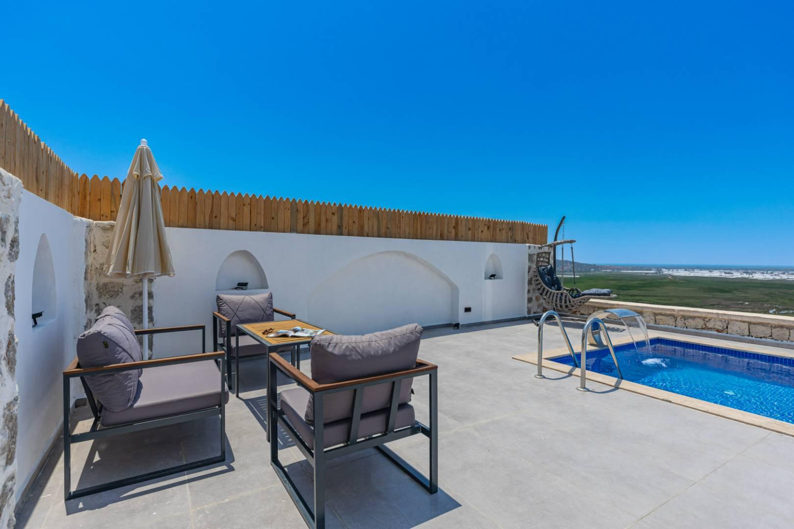 Kaş Yeşilköy'de Çiftlere Uygun, Özel Havuzlu, Balayı Villası-41383