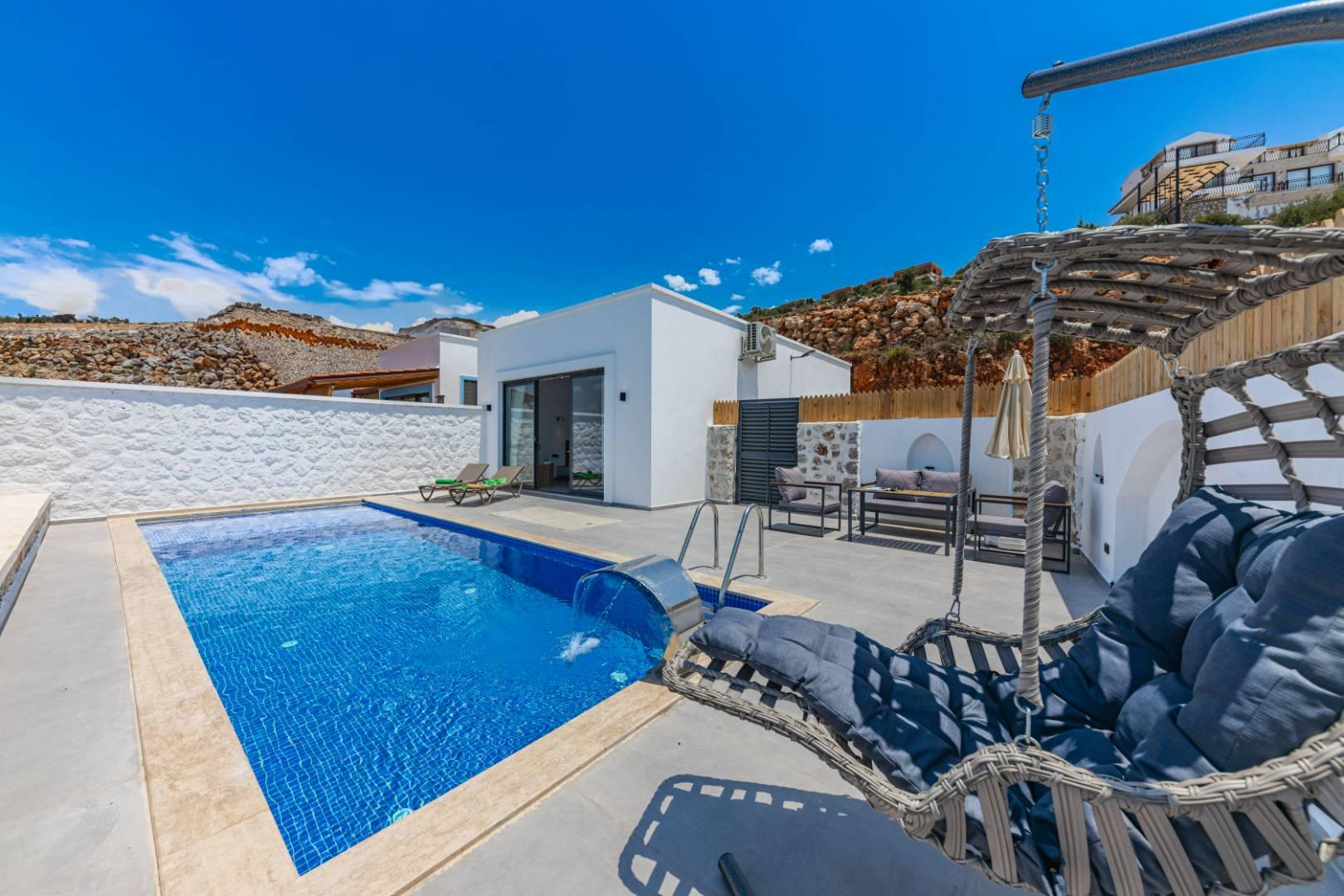 Kaş Yeşilköy'de Çiftlere Uygun, Özel Havuzlu, Balayı Villası-41383