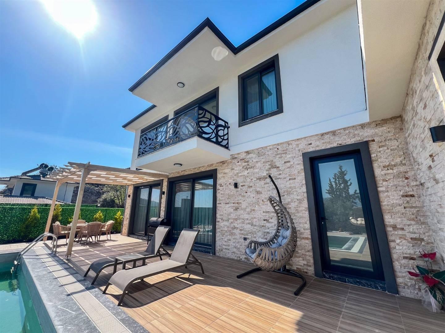 Fethiye Kayaköy'de Doğanın Kucağında, Özel Havuzlu, Modern Villa-42137