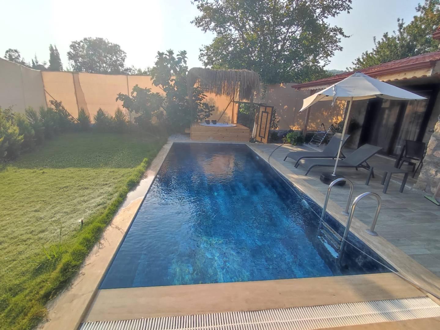 Fethiye Kayaköy'de Geniş Bahçeli, Özel Havuzlu, Jakuzili Villa-39705