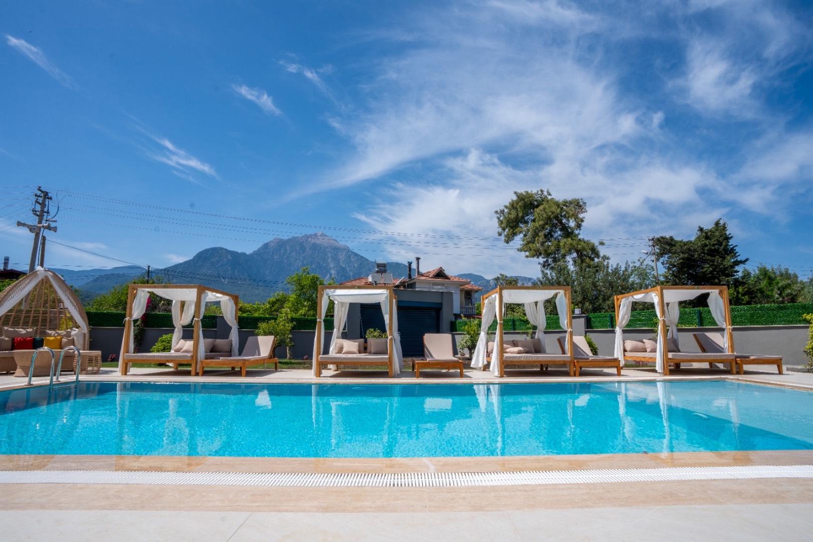 Kemer Tekirova'da Deniz Yakın, Sakin Konumda, Lüks Ev-35042