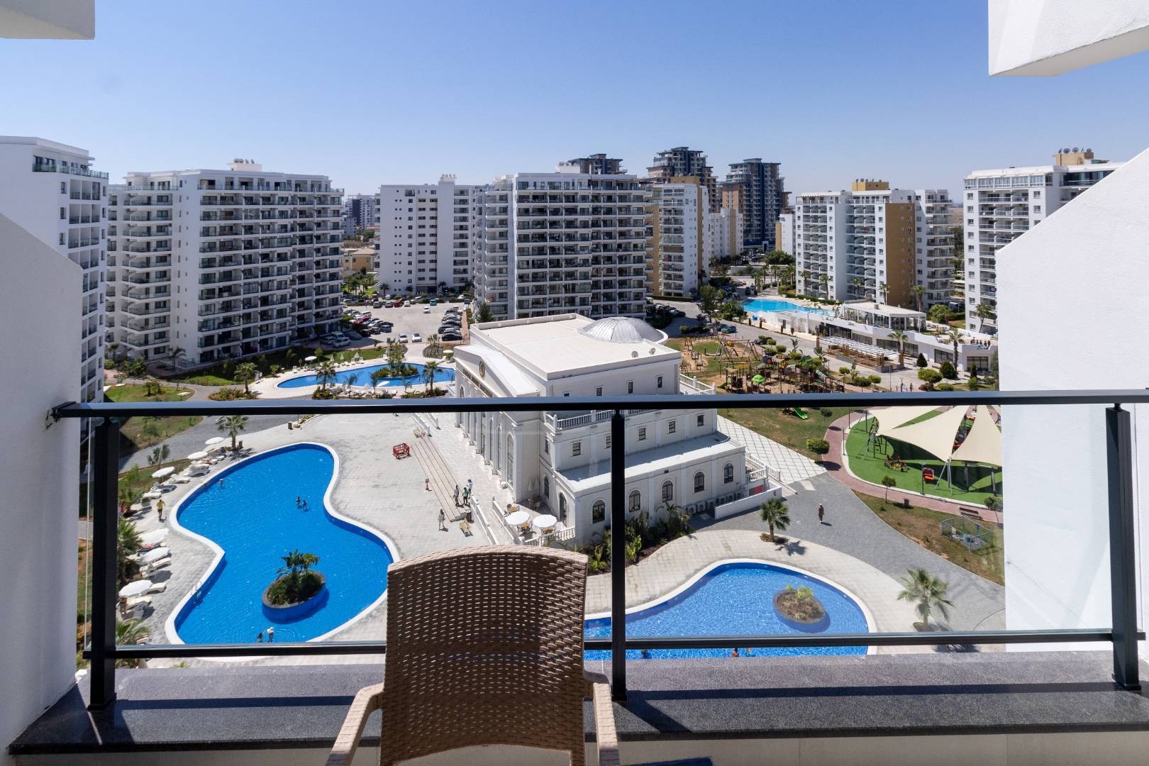 Kıbrıs İskele'de Şehir Manzaralı, Ortak Havuzlu, Tatil Dairesi