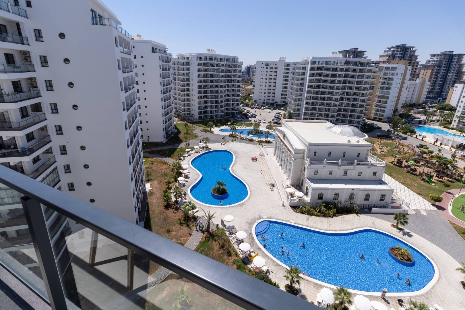 Kıbrıs İskele'de Şehir Manzaralı, Ortak Havuzlu, Tatil Dairesi