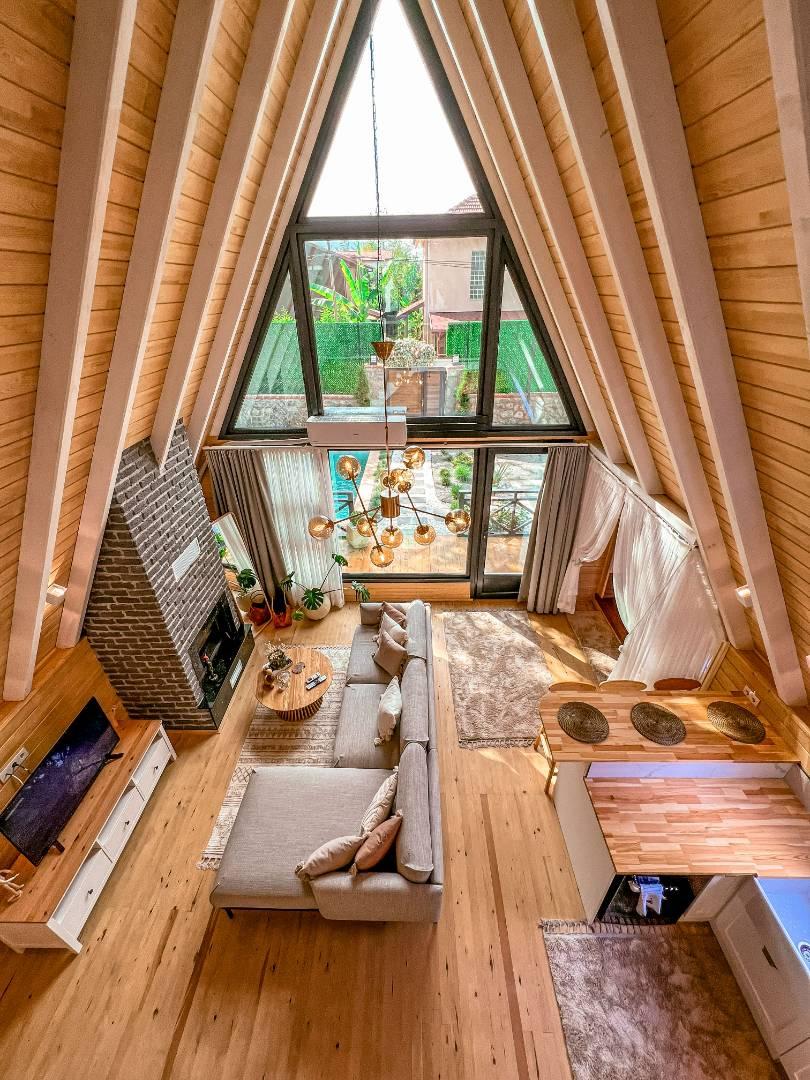 Sapanca Kırkpınar'da Sakin Konumda, Isıtmalı Havuzlu, Modern Bungalov-39596