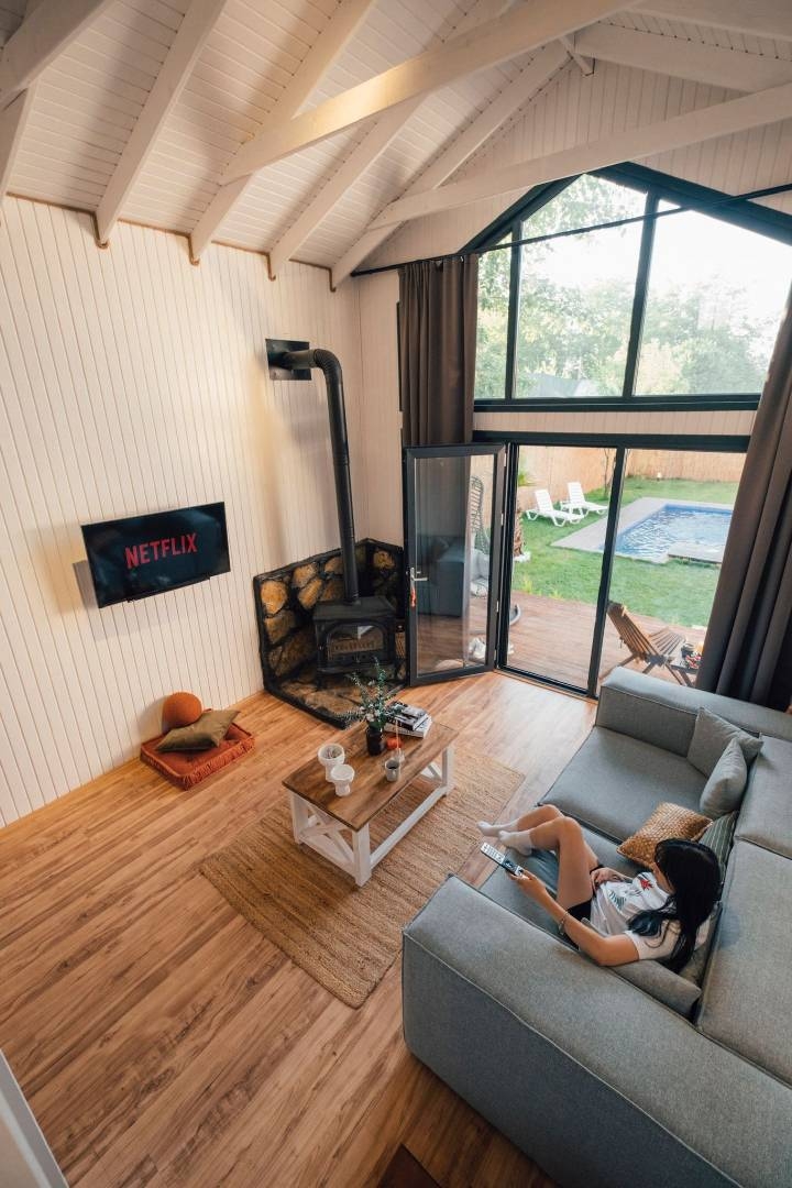 Sapanca Kırkpınar'da Merkezi Konumda, Isıtmalı Havuzlu, Lüks Bungalov