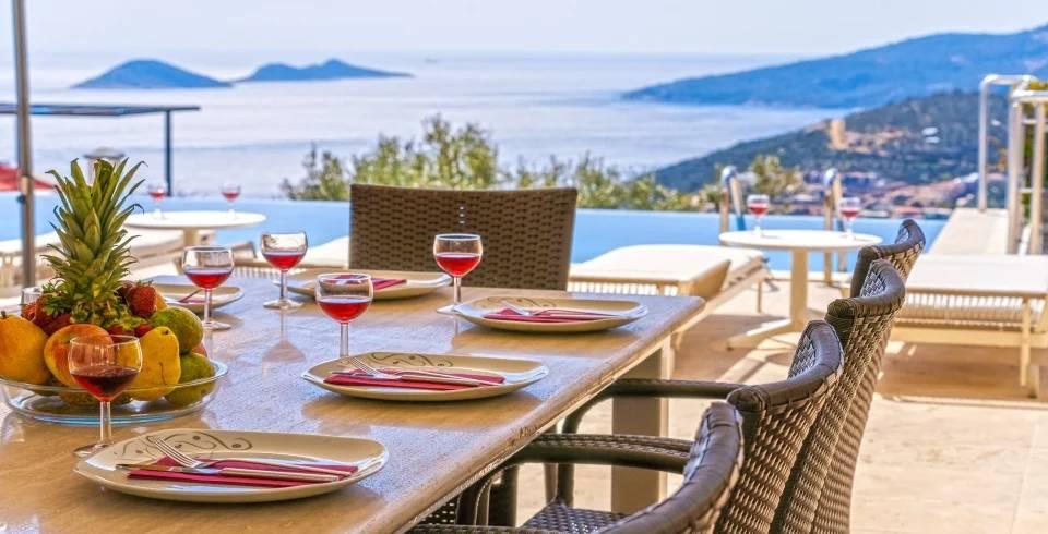 Kaş Kalkan'da Geniş Ailelere Uygun, Özel Havuzlu, Modern Villa-40080