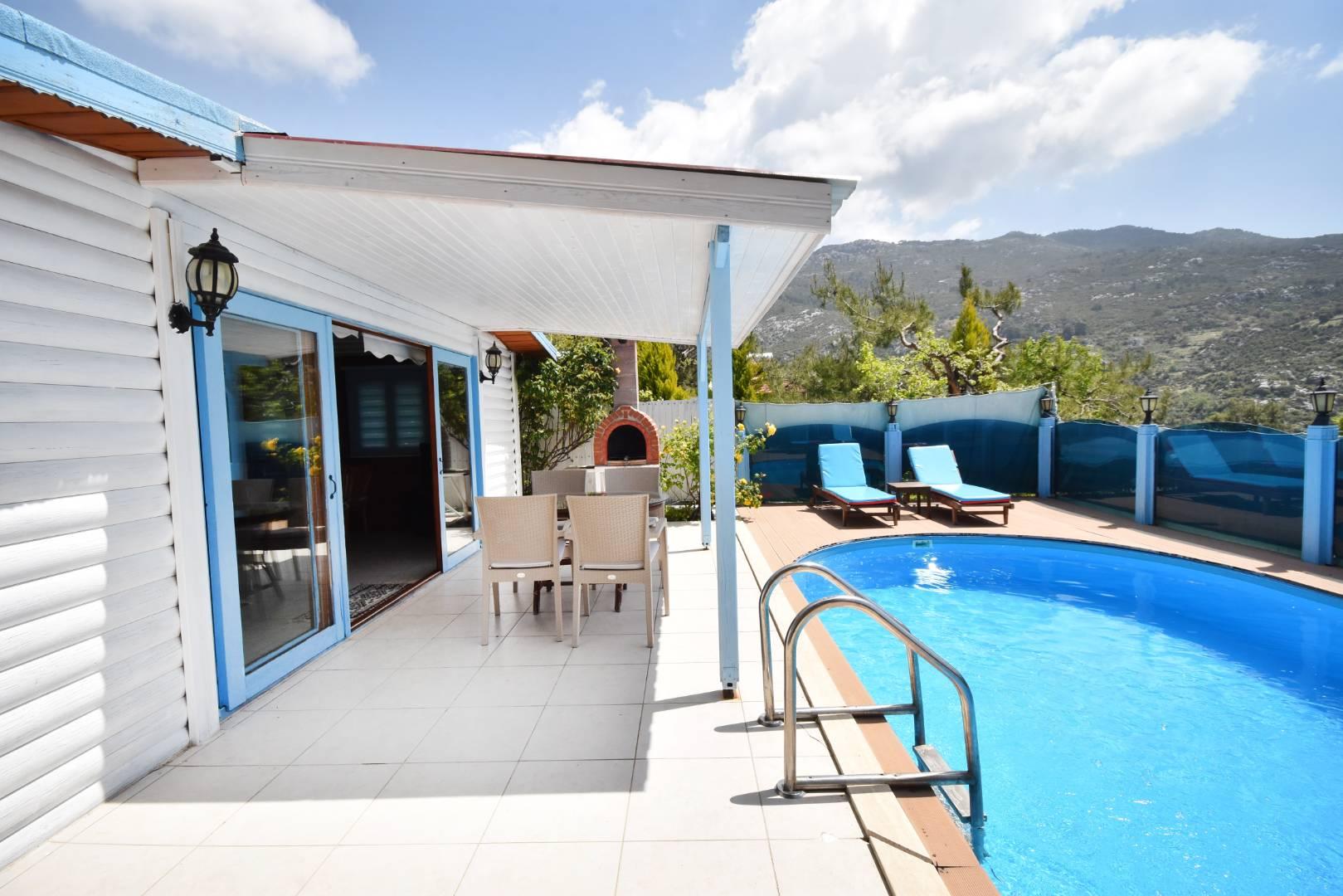 Kaş İslamlar'da Sakin Konumda, Özel Havuzlu, Şık Balayı Villası-35351