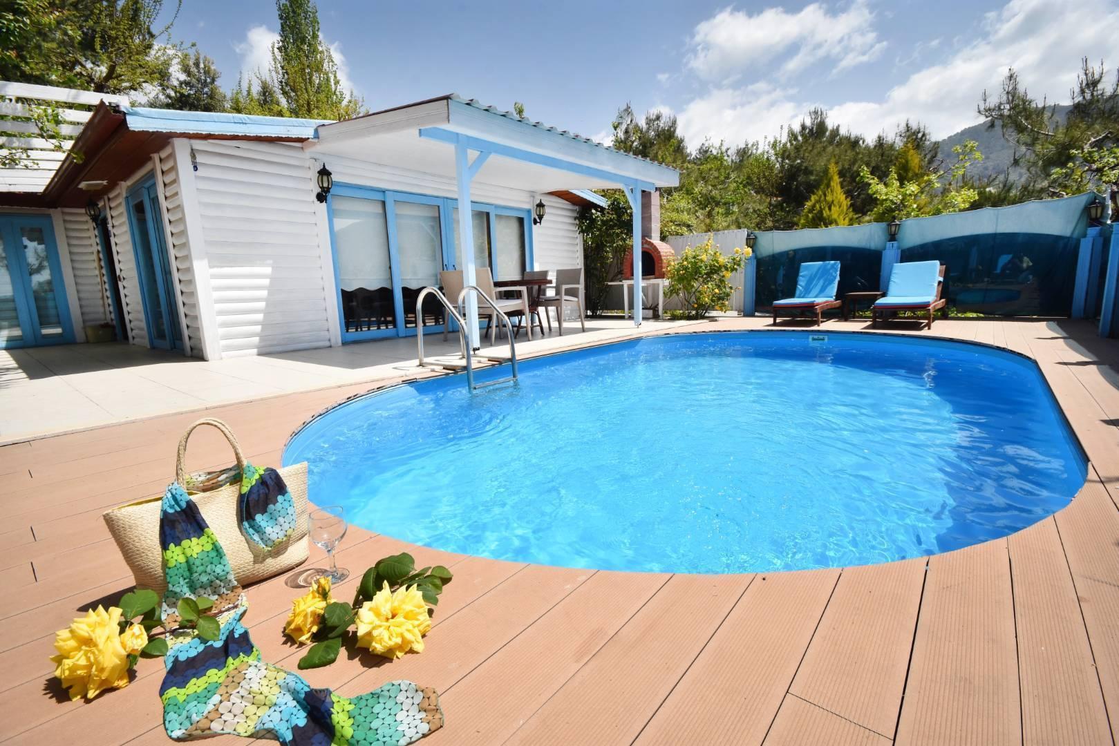 Kaş İslamlar'da Sakin Konumda, Özel Havuzlu, Şık Balayı Villası-35351