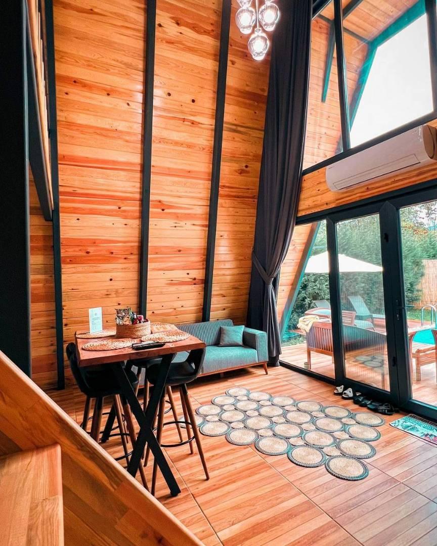 Sapanca Kurtköy'de Doğa İçerisinde, Isıtmalı Havuzlu, Kiralık Bungalov-40306