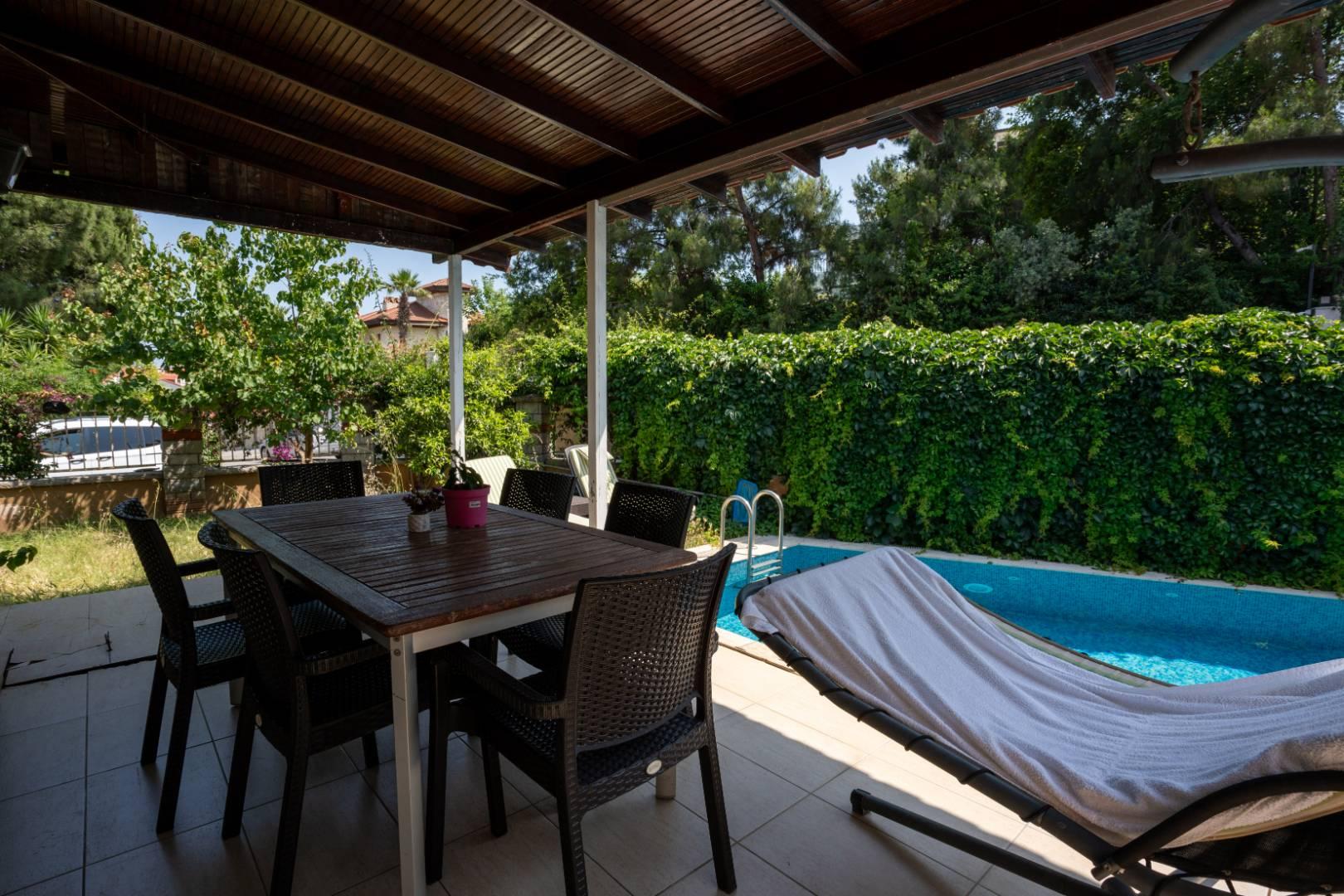 Marmaris Armutalan'da Merkezi Konumda, Özel Havuzlu, 3+1 Villa-43736