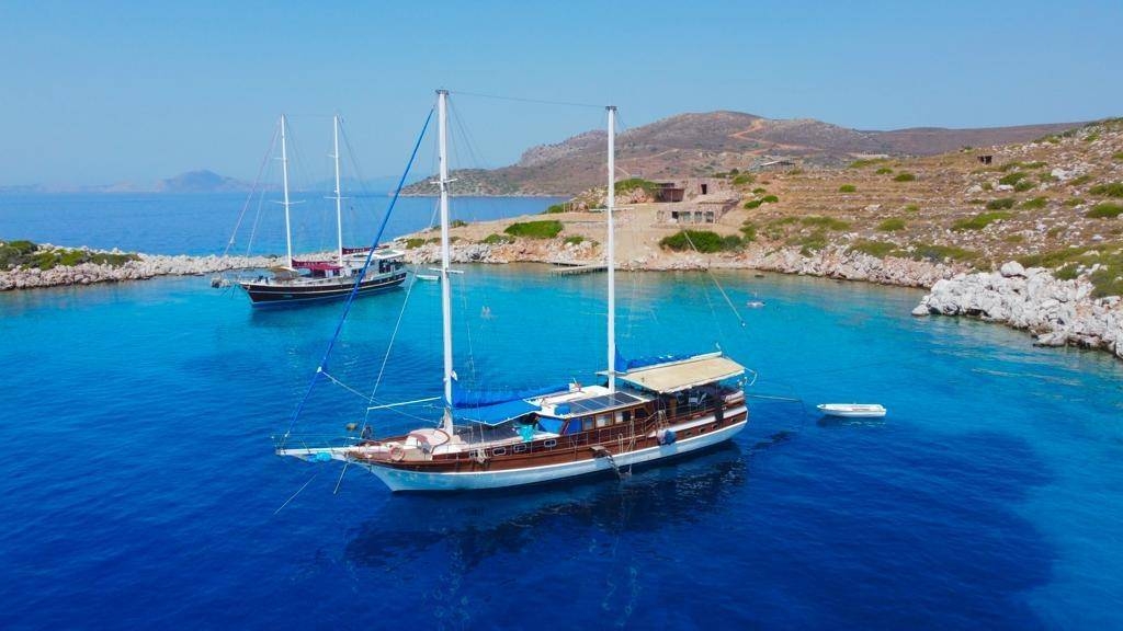 Marmaris Bozburun'un Eşsiz Koylarında, 10 Kişilik, Geniş Gulet