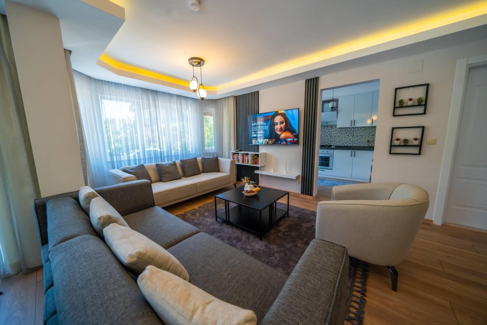 Marmaris Camiavlu'da Geniş Ailelere Uygun, Özel Havuzlu, Şık Villa-43743