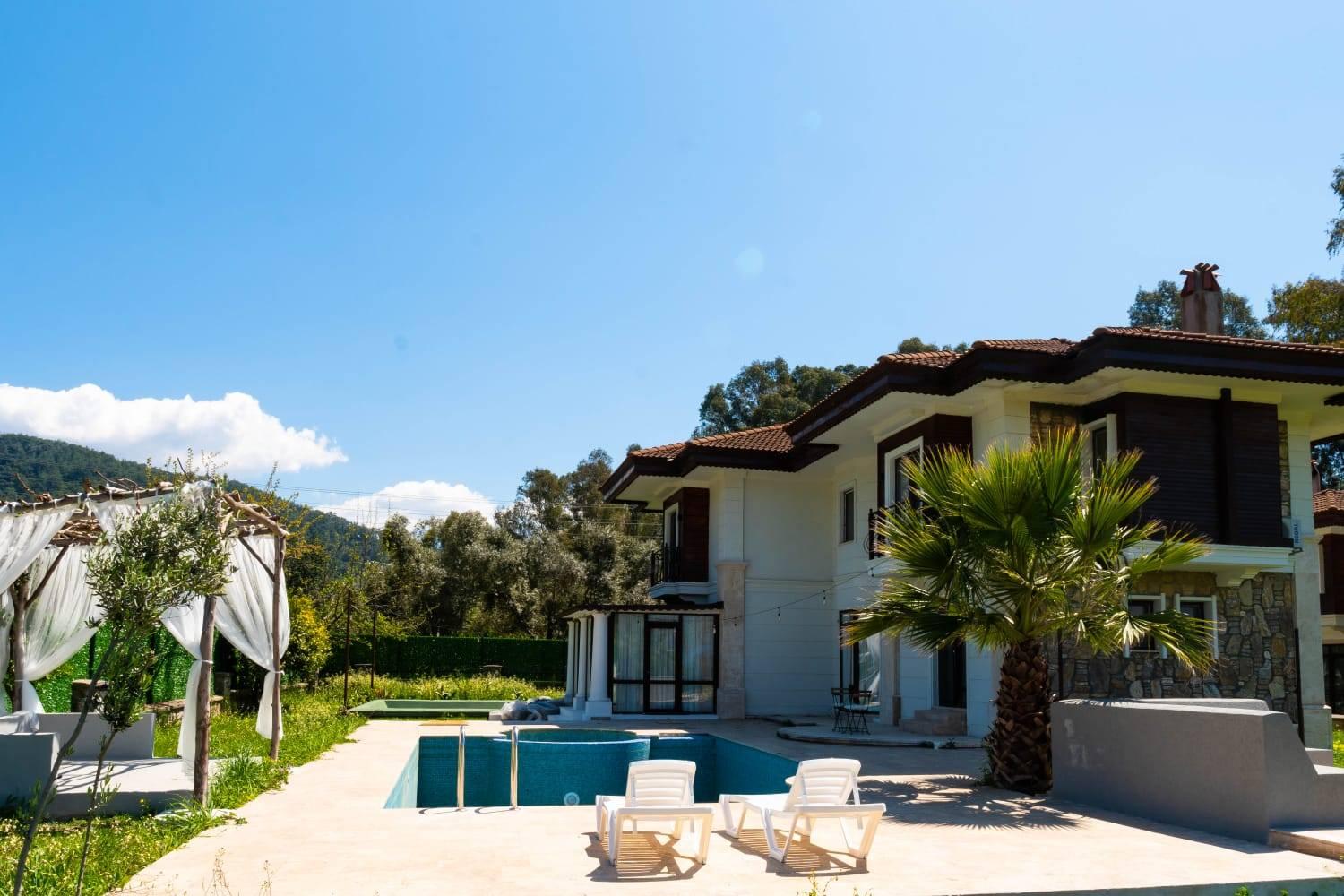 Marmaris Çamlı'da Doğanın Kalbinde, Özel Havuzlu, Ferah Villa-43748