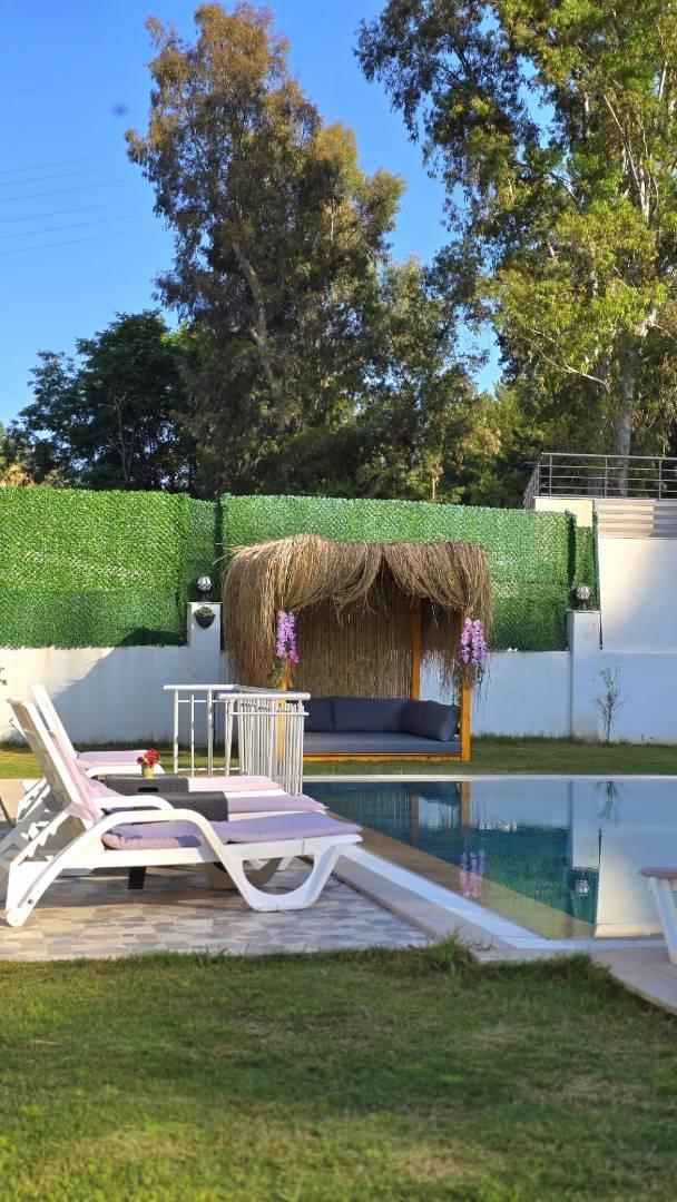 Marmaris Çamlı'da Merkezi Konumda, Özel Havuzlu, Şık Villa-33790