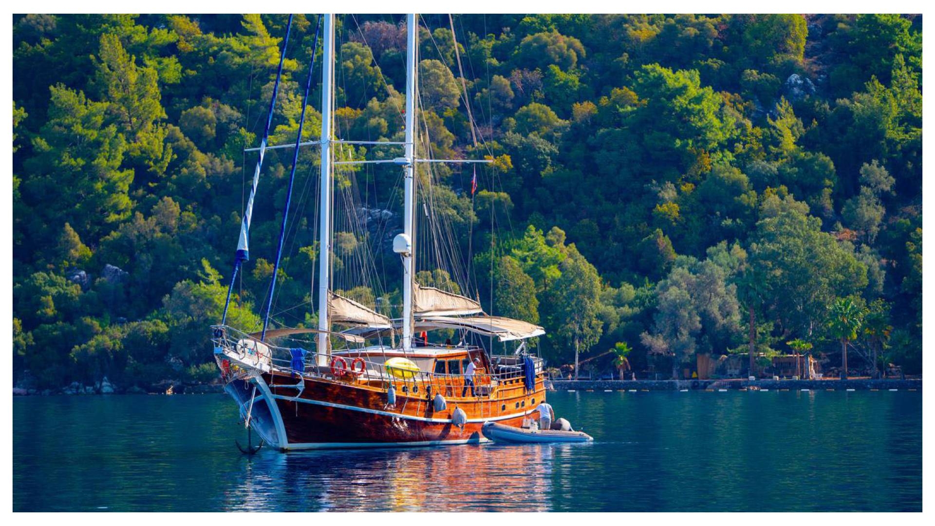 Muğla Marmaris'in Engin Derinliklerinde, 5 Kabinli, Konforlu Gulet