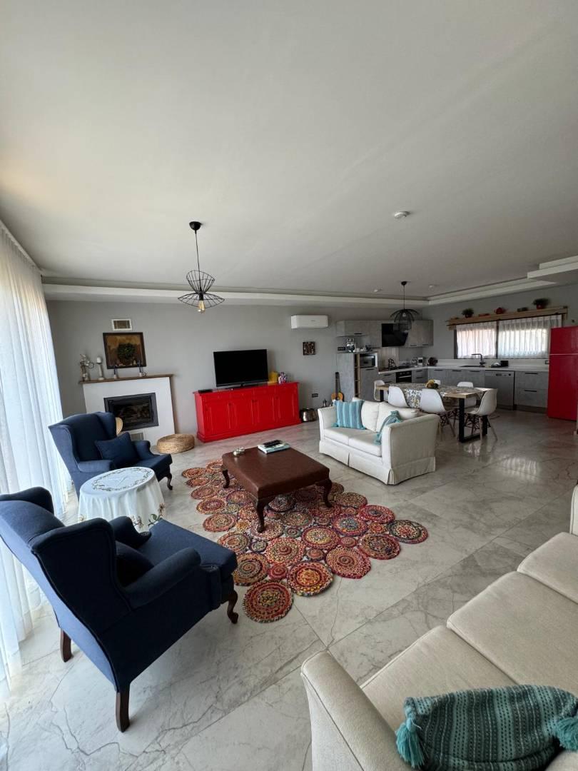 Marmaris Karşıyaka'da Orman Manzaralı, Modern Tasarımlı, İkiz Villa-43452
