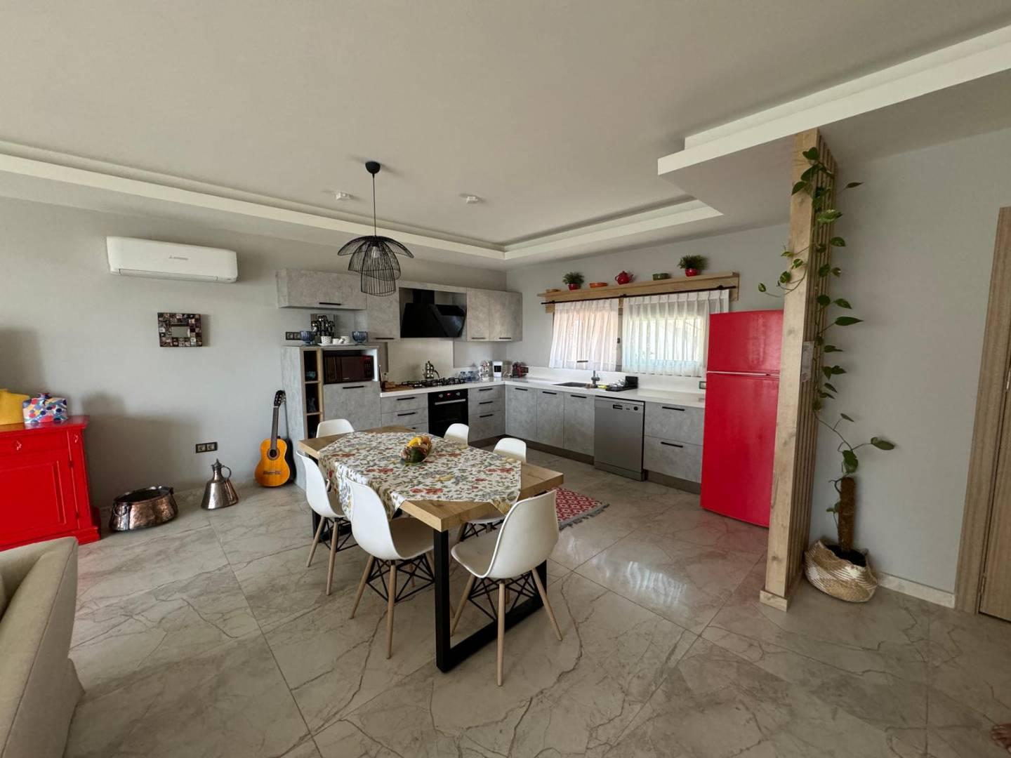 Marmaris Karşıyaka'da Orman Manzaralı, Modern Tasarımlı, İkiz Villa-43452