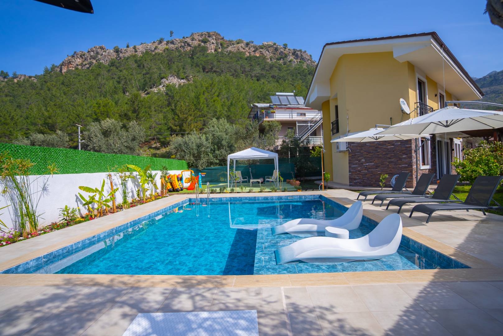 Marmaris Orhaniye'de Kuş Sesleri Eşliğinde, Huzurlu Villa