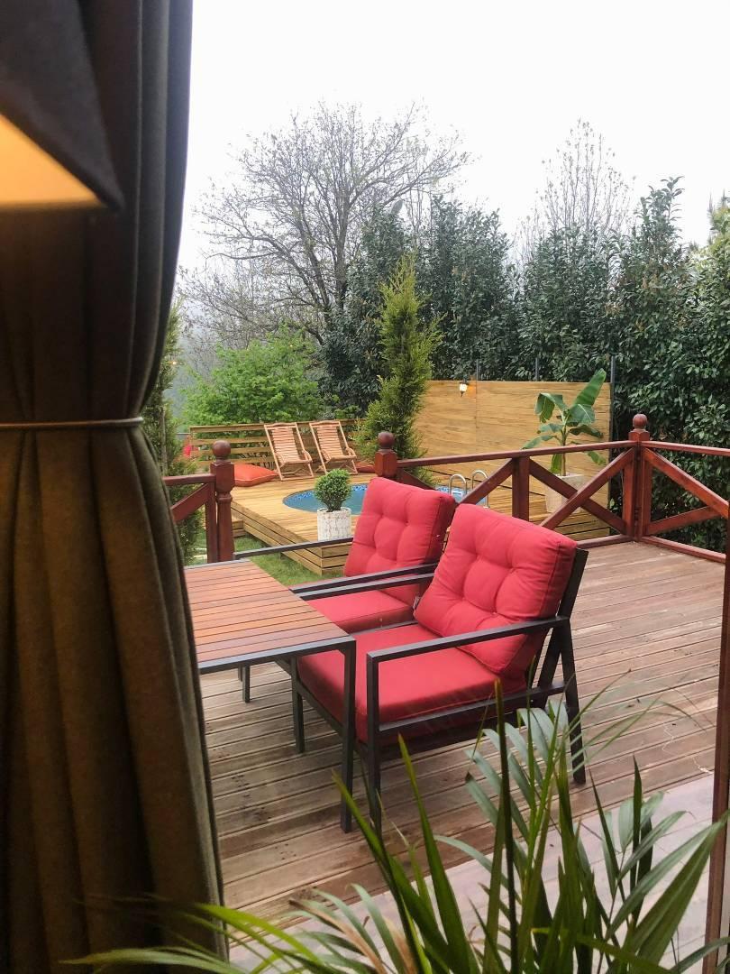 Sapanca Memnuniye'de Isıtmalı Havuzlu, Korunaklı Bungalov-39583