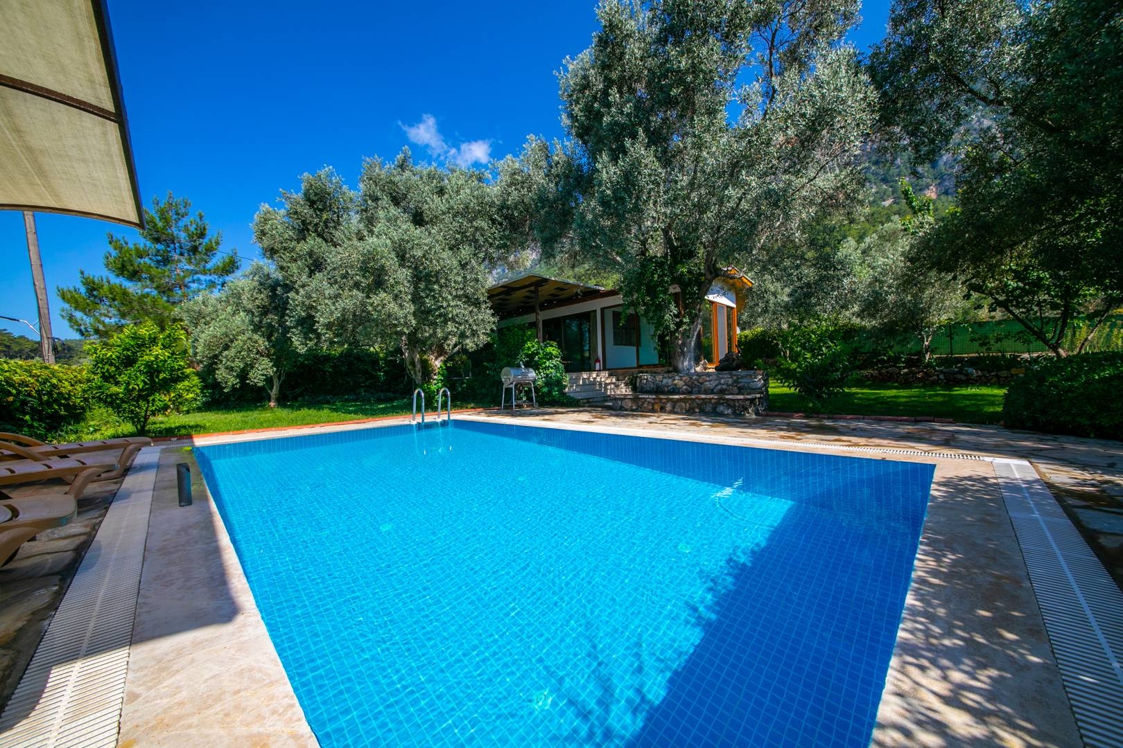 Menteşe Kuyucak'ta Huzurlu Doğada, Kapalı Havuzlu, Bahçeli Villa