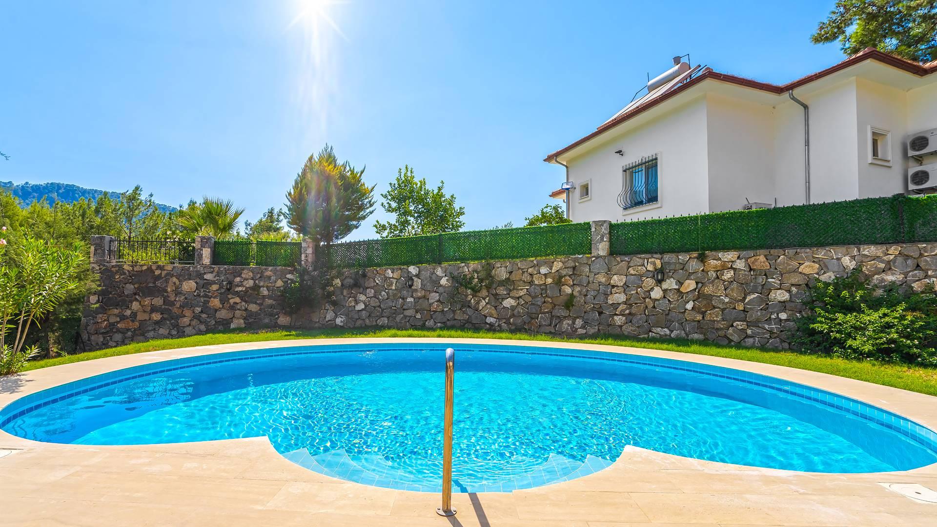 Dalaman Atakent'te Geniş Ailelere Uygun, Özel Havuzlu, Otantik Villa-38816