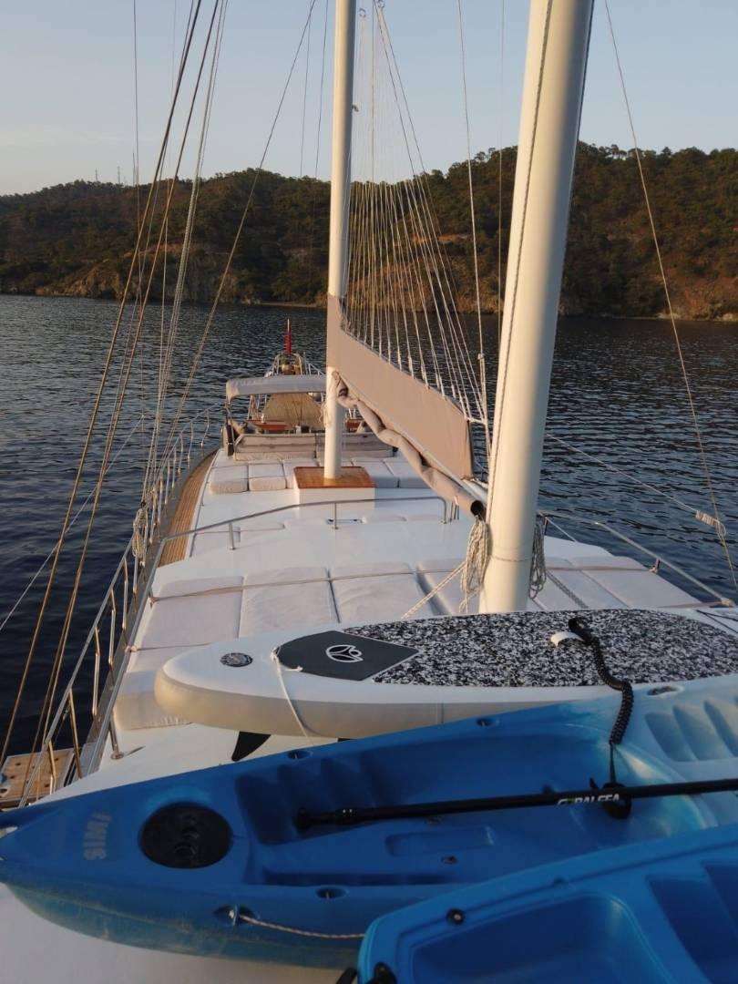 Muğla Fethiye'de Geniş Alana Sahip, Lüks 8 Kabinli, 18 Kişilik Gulet-24323