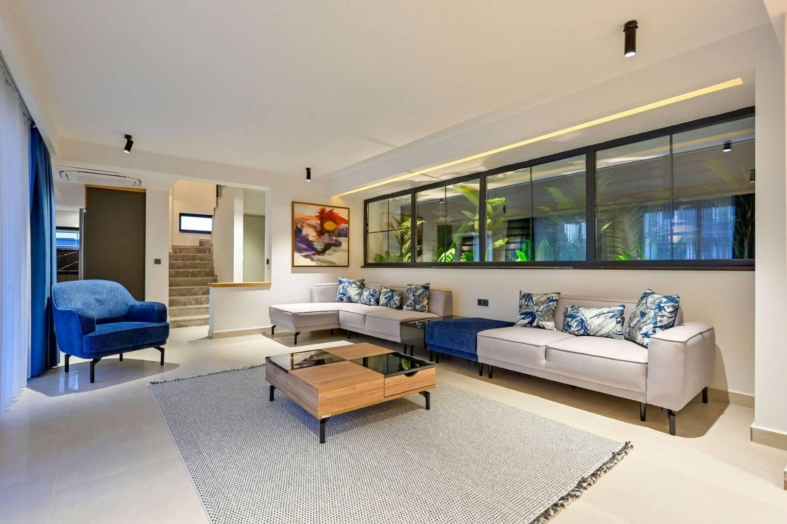 Muğla Fethiye'de Modern Tasarıma Sahip, Özel Havuzlu, Saunalı Villa-38316