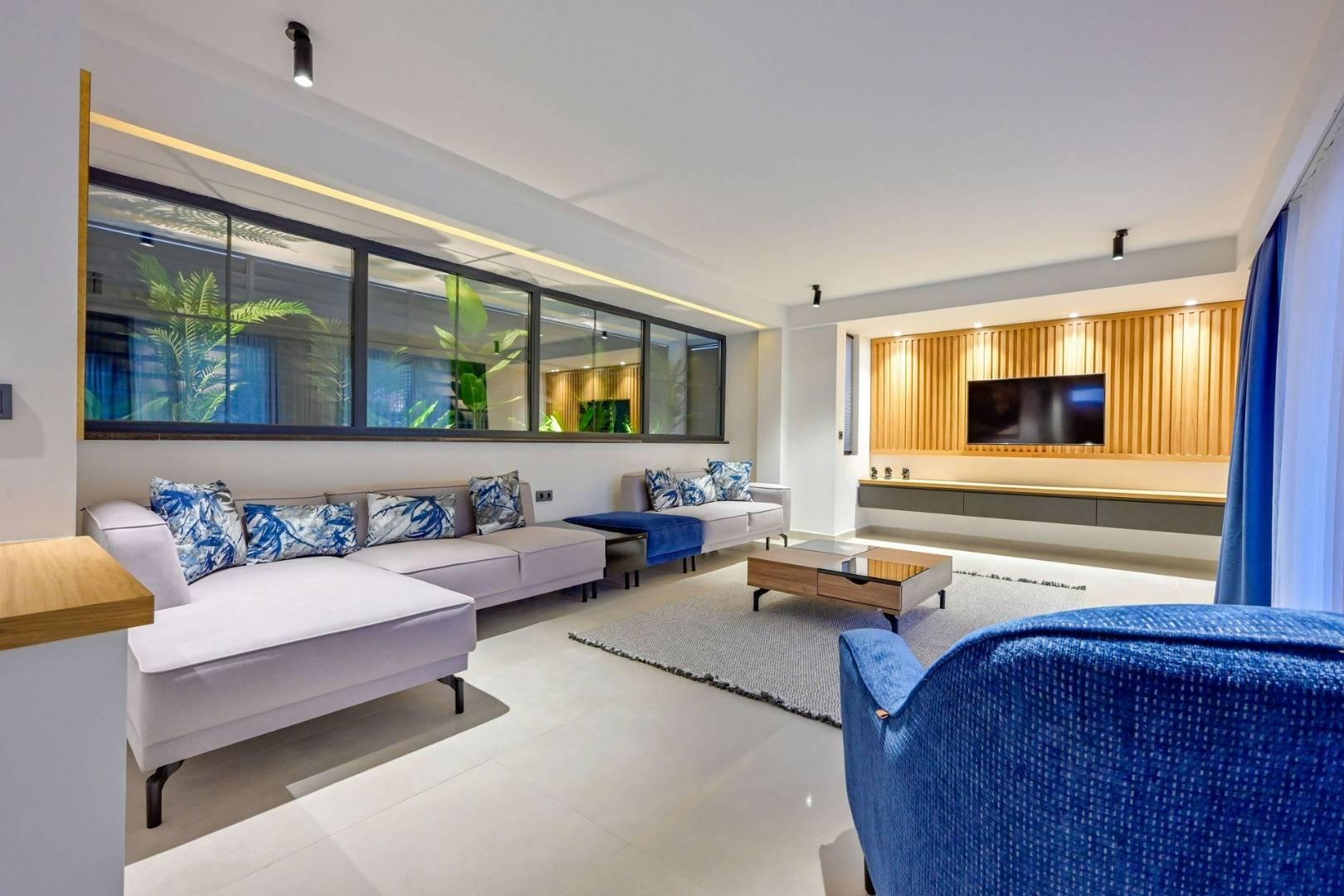 Muğla Fethiye'de Modern Tasarıma Sahip, Özel Havuzlu, Saunalı Villa-38316