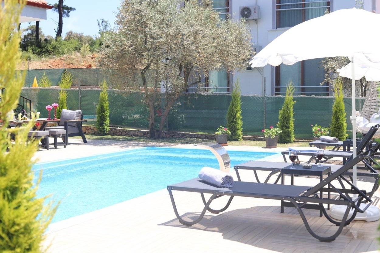 Muğla Menteşe'de Konforlu Tasarımlı, Özel Havuzlu, 3+1 Villa-43742