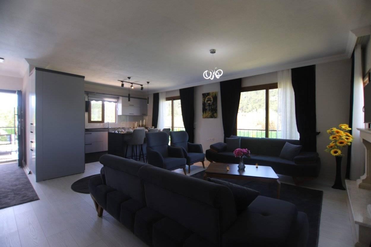 Muğla Menteşe'de Konforlu Tasarımlı, Özel Havuzlu, 3+1 Villa-43742